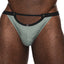  Male Power Magnificence Cutout Jockstrap is made from luxuriously soft microfibre & plush elastic w/ a waist cutout to highlight your package. Jade.