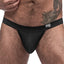 Male Power Pure Comfort Sport Jock is made from moisture-wicking bamboo fabric & supports your package while revealing your buns. Black.