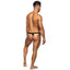 Male Power Stretch Lace Bong Thong bares your buns, leaving behind delicate, sheer floral lace that lets your skin peek through for a sensual look. Black. (4)