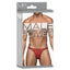 Male Power Stretch Lace Bong Thong bares your buns, leaving behind delicate, sheer floral lace that lets your skin peek through for a sensual look. Red-package.