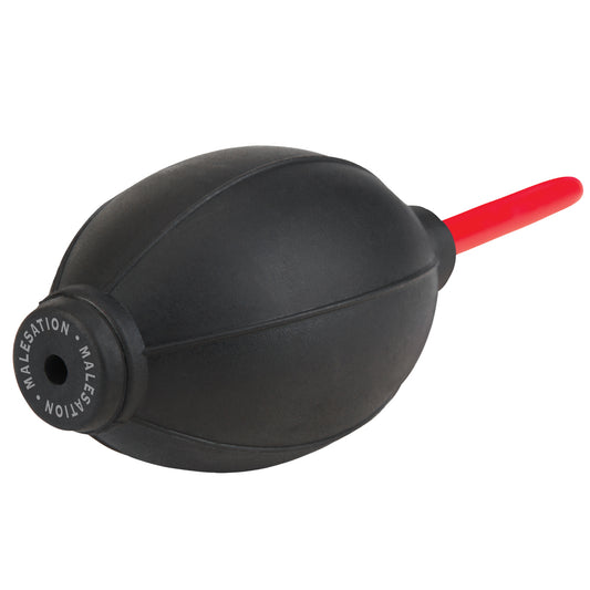 Malesation Anal Douche has a flat base that stands on its own & a 115ml hand-squeeze bulb to clean your rectum before anal sex or playing w/ toys.