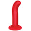 Malesation - Benny has an angled tip that's great for P-spot or G-spot stimulation + flared suction cup base for hands-free fun. Red.