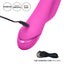 California Dreaming - Malibu Minx - rabbit vibe has a stimulating encaser that surrounds your clitoris with 10 settings of contactless suction while pleasing your G-spot with 3 vibration modes. Purple 10