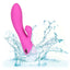 California Dreaming - Malibu Minx - rabbit vibe has a stimulating encaser that surrounds your clitoris with 10 settings of contactless suction while pleasing your G-spot with 3 vibration modes. Purple 8