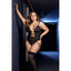 Mapale Plunging Strappy Front Closure Lace Gartered Teddy - Curvy has an adjustable crotch, waist & strappy front closure for easy wear & a revealing bust + Brazilian rear to show off your figure. (5)