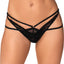 Mapale Strappy Mesh Thong Panties reveal your hips & buns w/ an alluring thong-cut rear & have a wavy scalloped mesh pattern for a feminine touch. 