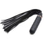 Master Series Vibra-Lasher Flogger With Vibrating Dildo Handle combines a 9-mode vibrating dildo & faux leather flogger into one tool that's perfect for switching between punishment & pleasure. (2)