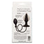Medium Silicone Inflatable Plug, this inflatable anal plug has a suction cup & an easy-squeeze hand bulb. Black 12