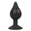 Medium Silicone Inflatable Plug, this inflatable anal plug has a suction cup & an easy-squeeze hand bulb. Black 5