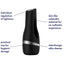 Satisfyer Men - Classic Masturbator - male pleasure toy with a super-soft textured Cyberskin sleeve that's easy to remove from its case & clean. Black/Silver (6)