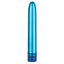 Metallic Shimmer - straight vibrator boasts intense multi-speed vibrations in a shiny & sleek metallic body. Blue