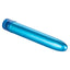Metallic Shimmer - straight vibrator boasts intense multi-speed vibrations in a shiny & sleek metallic body. Blue 3