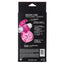 Micro Vibe Arouser - Power Bunny - stretchy jelly cockring keeps his erection harder for longer while buzzing in 3 vibration modes for her clitoral pleasure with dual rabbit ears. Pink, back of box