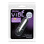 Mini Vibe Bullet - bullet vibrator has 10 vibration settings in its travel-ready body & is waterproof. Black, package