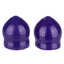 Nipple Play PVC Mini Nipple Suckers - petite nipple suckers have a curved dome head that's easy to squeeze for vacuum-like suction & stimulation. Purple 2
