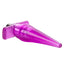 MIini Vibro Tease Anal Plug w/ Removable Bullet Vibrator - tapered shape with wide stopper base. Fuchsia 3