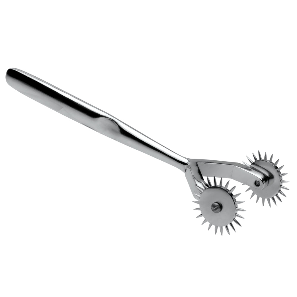 Mistress by Isabella Sinclaire Twin Sensation Wartenberg Pinwheel offers double the prickly pleasure & is the perfect toy for enhancing BDSM sensation play. (3)