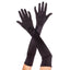 Music Legs Opera Length Over Elbow Satin Gloves go past your elbows for an elegant, streamlined aesthetic that creases more comfortably when you bend your arm. 