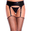 Music Legs Wet Look Garter Belt is perfect for introducing edginess to a softer lingerie set or complementing a racier look. 