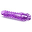 Naturally Yours Bump n' Grind Textured Flexible Vibrator has a ridged head that 'pops' satisfyingly inside you upon insertion & a nubby shaft that massages your inner walls w/ every thrust. Purple. (2)