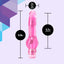 Naturally Yours Mr. Right Now Multispeed Vibrator has a ridged phallic head that 'pops' satisfyingly inside you & is safe for anal or vaginal play. Pink-dimension.