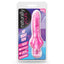 Naturally Yours Mr. Right Now Multispeed Vibrator has a ridged phallic head that 'pops' satisfyingly inside you & is safe for anal or vaginal play. Pink-package.