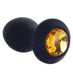  Naughty Bits Shake Your Ass Petite Vibrating Butt Plug is comfy to insert & easy to remove thanks to its flared, jewel-studded base! (3)