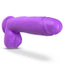 Neo Elite 10" Silicone Dual Density Cock & Balls Dildo has a firm core & soft outer for a realistic feeling & a thick veiny shaft for amazing internal sensation. Purple. (3)