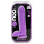 Neo Elite 10" Silicone Dual Density Cock & Balls Dildo has a firm core & soft outer for a realistic feeling & a thick veiny shaft for amazing internal sensation. Purple-package.