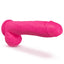 Neo Elite 10" Silicone Dual Density Cock & Balls Dildo has a firm core & soft outer for a realistic feeling & a thick veiny shaft for amazing internal sensation. Pink. (3)
