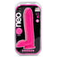Neo Elite 10" Silicone Dual Density Cock & Balls Dildo has a firm core & soft outer for a realistic feeling & a thick veiny shaft for amazing internal sensation. Pink-package.