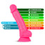 Neo Elite 7.5" Silicone Dual Density Cock & Balls Dildo has a soft outer layer & firm inner core to feel like a real erection + a harness-compatible suction cup for hands-free fun. Features.