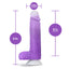 Neo Elite Encore 8" Vibrating Dildo With Remote & Suction Cup has a realistic phallic shape sculpted from silicone w/ a ridged G-spot/P-spot head, veiny shaft & harness-compatible suction cup. Dimension.