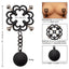  Nipple Grips Power Grip Rubber 4-Point Weighted Nipple Press have a screw-down 4-point press w/ dangling 56.5g weights & rubber coating to enhance grip. Dimension & features.