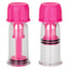 Nipple Play - Vacuum Twist Suckers - nipple suction toys have a unique vacuum design with easy-twist caps. Pink