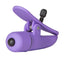 Nipple Play Nipplettes Vibrating Nipple Clamps - nipple clamps offer pinching pain & pleasure w/ adjustable tension screws. Purple 3