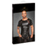 Noir Handmade Power Wet Look T-Shirt With Net Inserts is made from premium power wet look w/ a thicker, more durable construction + mesh inserts to flatter your torso, back & waist. Package.