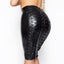 Noir Handmade Power Wet Look Zip-Up Corset Lacing Pencil Skirt - Curvy is made from thick, high-quality Power Wet Look material w/ a long rear zip & adjustable corset lacing.