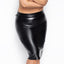Noir Handmade Power Wet Look Zip-Up Corset Lacing Pencil Skirt - Curvy is made from thick, high-quality Power Wet Look material w/ a long rear zip & adjustable corset lacing. (2)