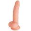 Escapade - Novice 5.5" Silicone Dong - realistically sculpted vibrating dong has 10 thrilling vibration modes + one-key burst mode. Flesh