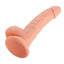 Escapade - Novice 5.5" Silicone Dong - realistically sculpted vibrating dong has 10 thrilling vibration modes + one-key burst mode. Flesh (5)