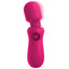 This mini travel-friendly vibrating wand has a smooth silicone head on top of a flexible neck & 7 vibration modes to enjoy. Fuschia2.