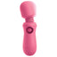 This mini travel-friendly vibrating wand has a smooth silicone head on top of a flexible neck & 7 vibration modes to enjoy. Pink2.