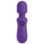 This mini travel-friendly vibrating wand has a smooth silicone head on top of a flexible neck & 7 vibration modes to enjoy. Purple.