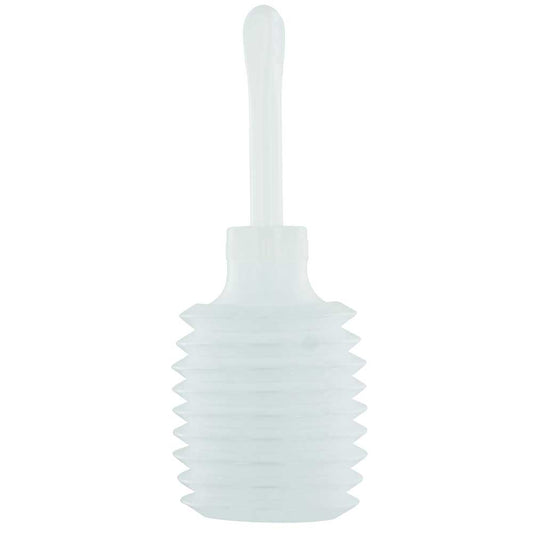 CleanStream - One-Time Enema Applicator - disposable douche offers quick & easy anal cleansing w/ a smooth, round tip for comfortable insertion & a ribbed 150ml bulb.