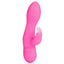 Silicone One Touch Jack Rabbit - has dual G-Spot & clitoral stimulation with 10 vibration modes you control with just 1 touch. Pink