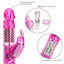 The Original Waterproof Jack Rabbit With 5 Rows of Rotating Beads -offers internal & external stimulation with rotating beads in the shaft & a clitoral bunny stimulator - pink 4