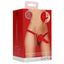 Ouch! - Double Vibrating Silicone Strap-On - red package