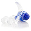 Screaming O - Overtime, vibrating cockring has a super-powered 4-function vibrating motor & a flexible clitoral tongue. Blue 2