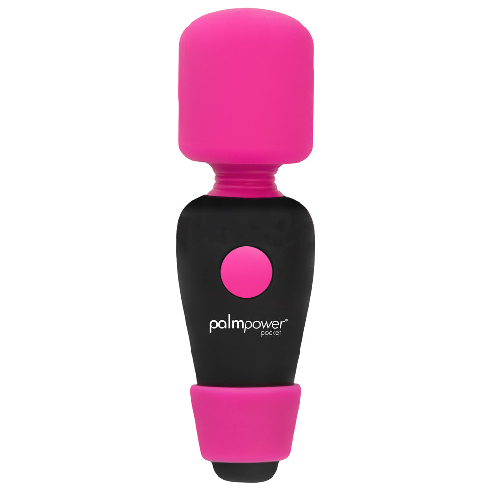 PalmPower Pocket Mini Wand Vibrator - travel-friendly massage wand, 7 vibration modes, rechargeable.